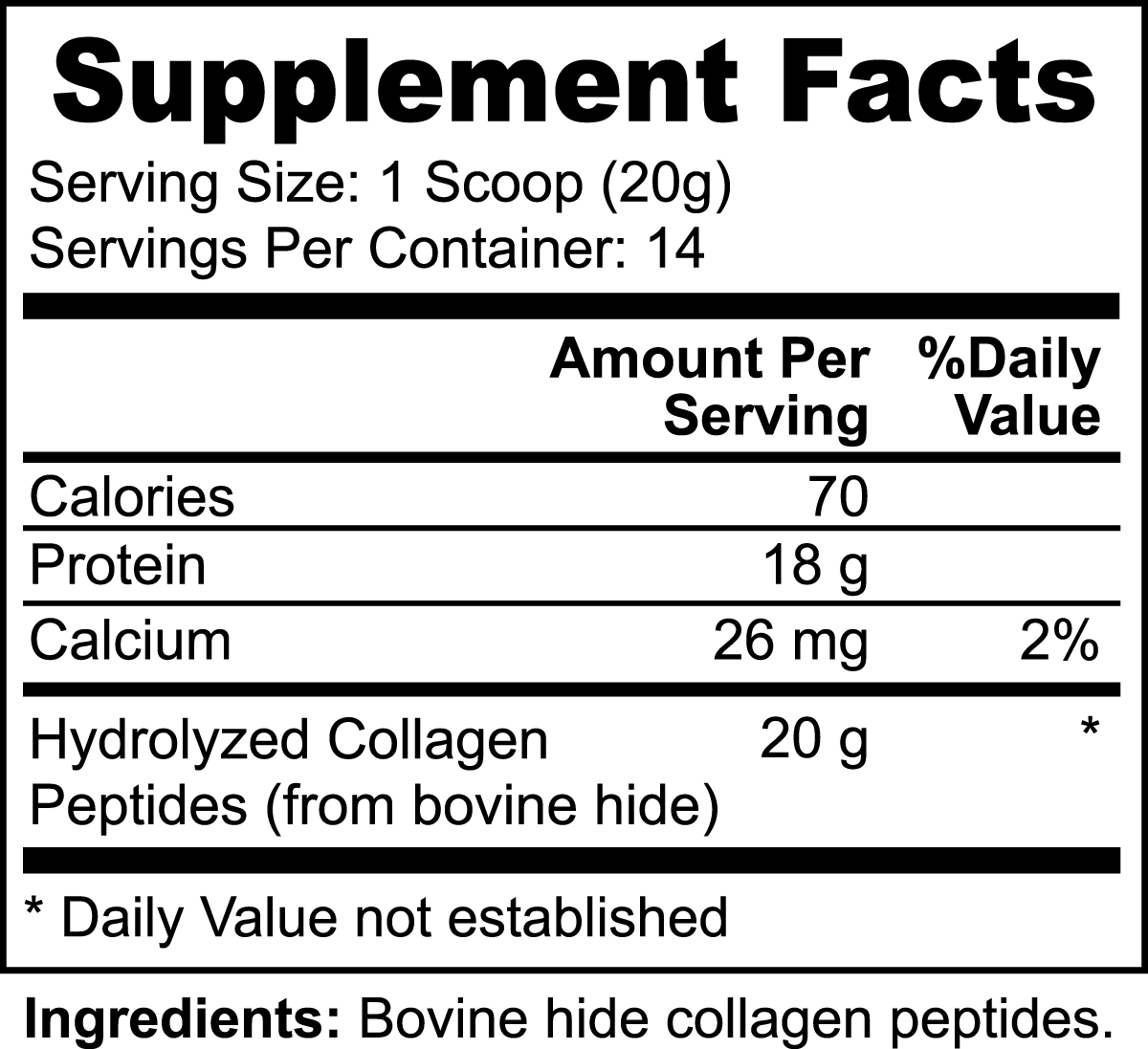 Grass-Fed Hydrolyzed Collagen Peptides powder [truebiolife