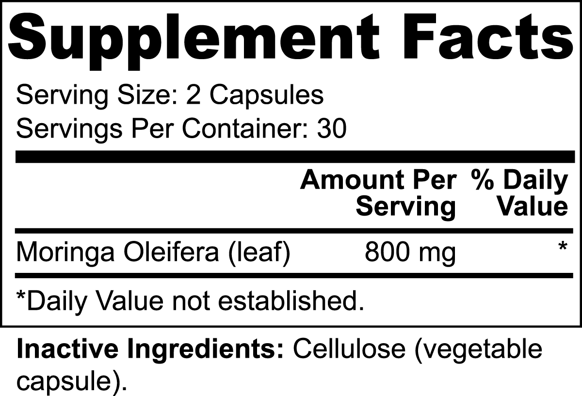 Moringa Pure (protect cells from damage )