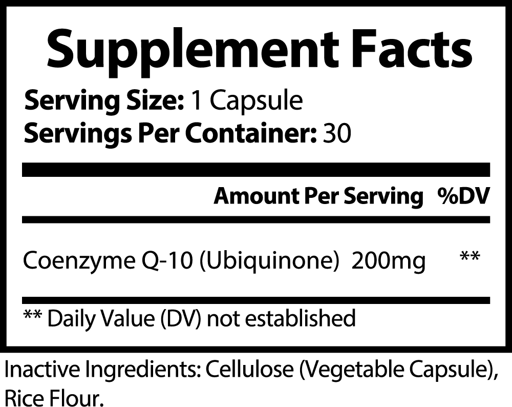 CoQ10 Ubiquinone antioxidant [truebiolife