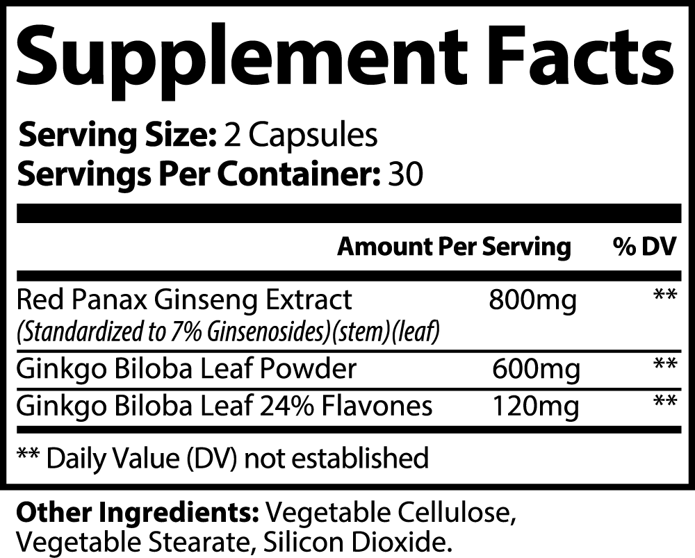 Ginkgo Biloba + Ginseng [truebiolife