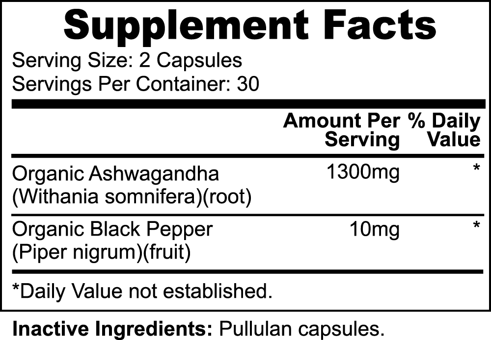 Ashwagandha Organic  [truebiolife]