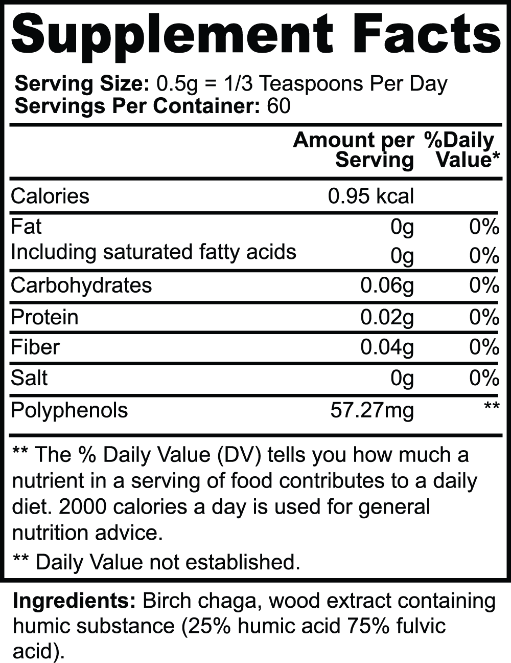 Birch Chaga Microbiome Mushrooms Powder [Truebiolife