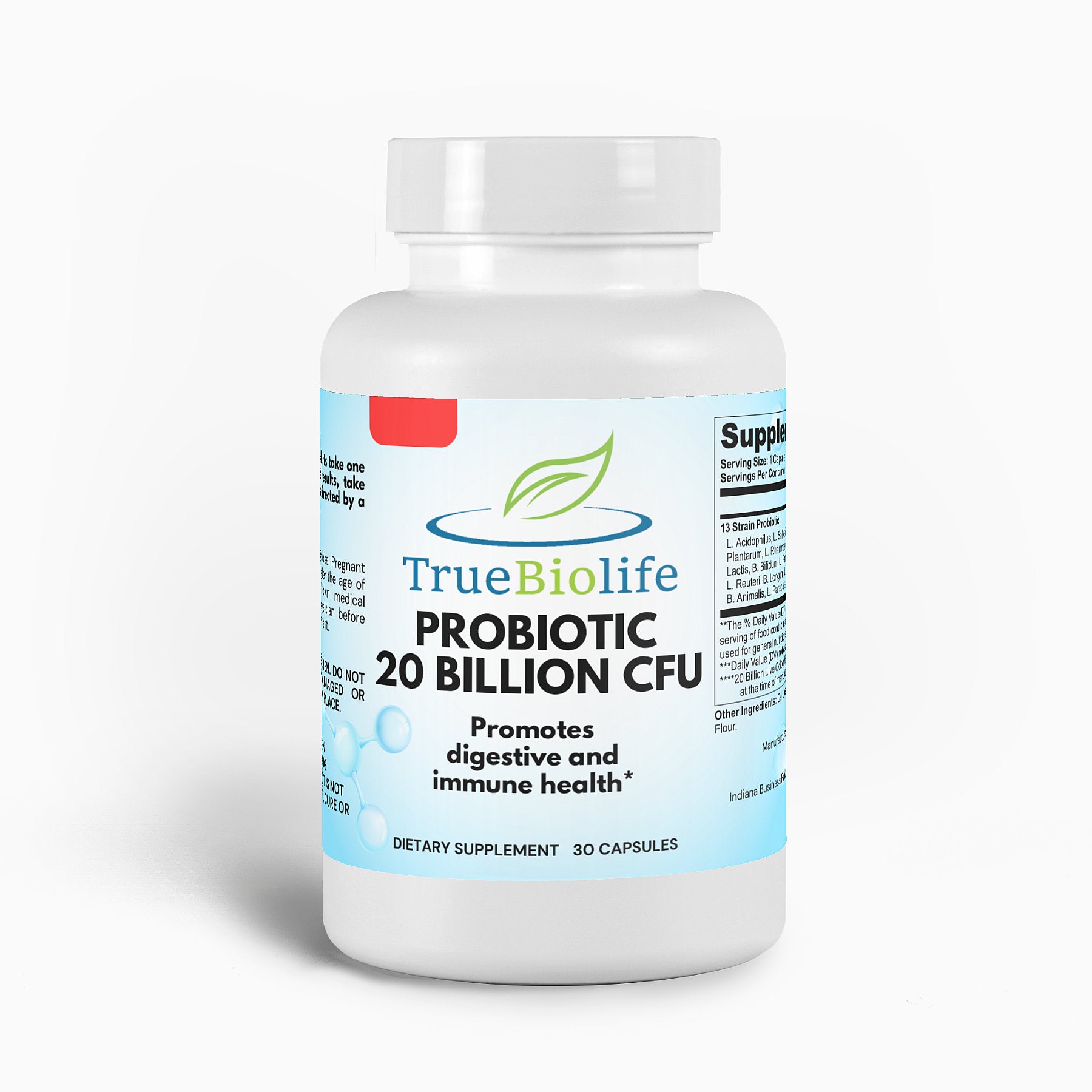 probiotic 20 billion CFU-digestive-immune health-truebiolife.com